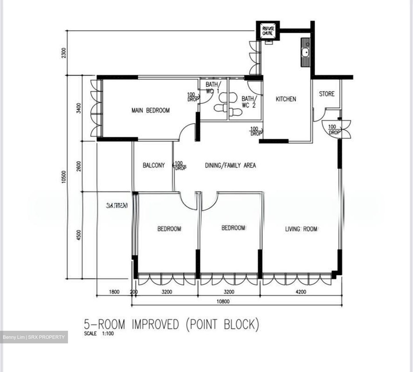 Blk 95 Havelock Heights (Bukit Merah), HDB 5 Rooms #511665881
